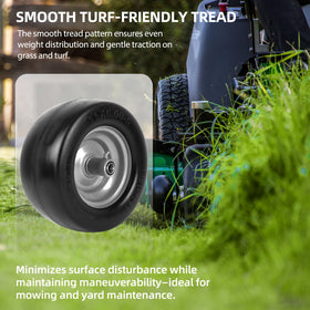 AR-PRO pre-mounted wheel simplifies installation on compatible machines
