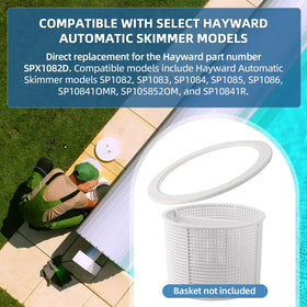AR-PRO SP1083-compatible skimmer ring supports Hayward skimmer operation