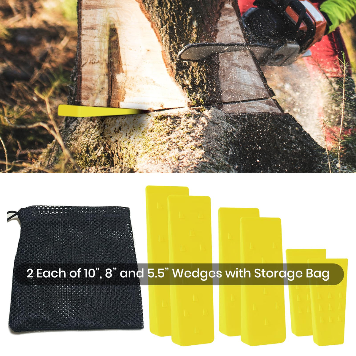 AR-PRO storage bag ready to transport wedges and dogs to job site.