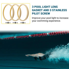 AR-PRO three-pack gasket set simplifies pool light maintenance