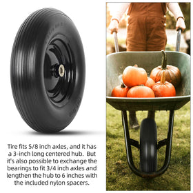 AR-PRO tire supports up to 440 lbs on varied terrain
