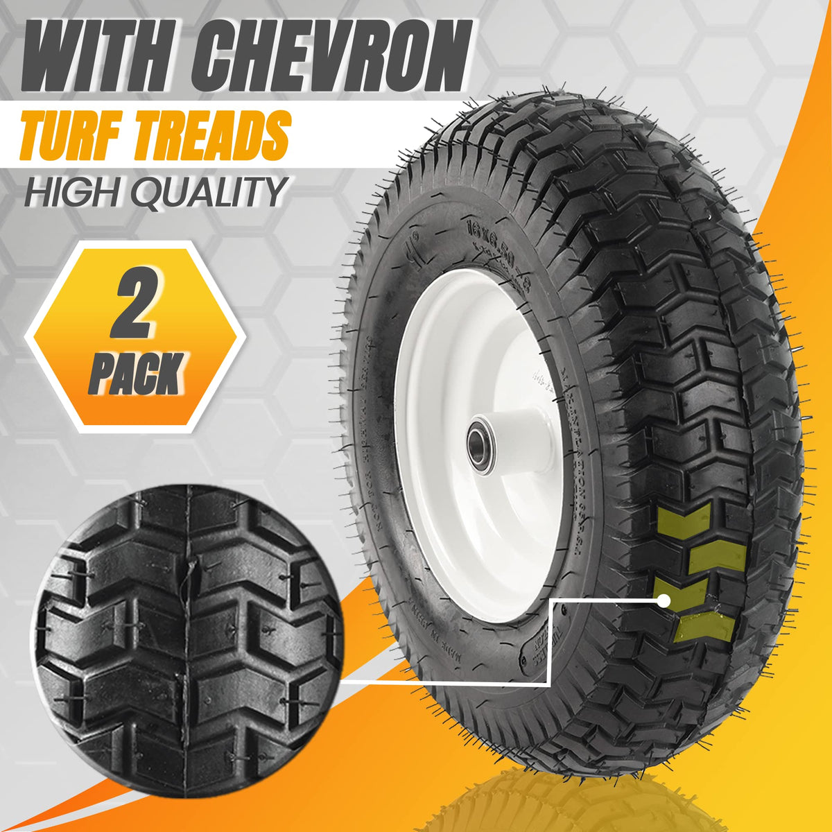 AR-PRO tubeless tire assembly ready for easy installation.