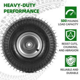 AR-PRO turf-tread minimizes damage and improves traction on grass.