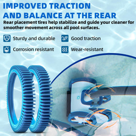AR-PRO two-pack back tires ready for durable performance and reduced downtime.