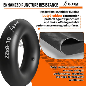 AR-PRO universal fit for multiple tire sizes across outdoor equipment