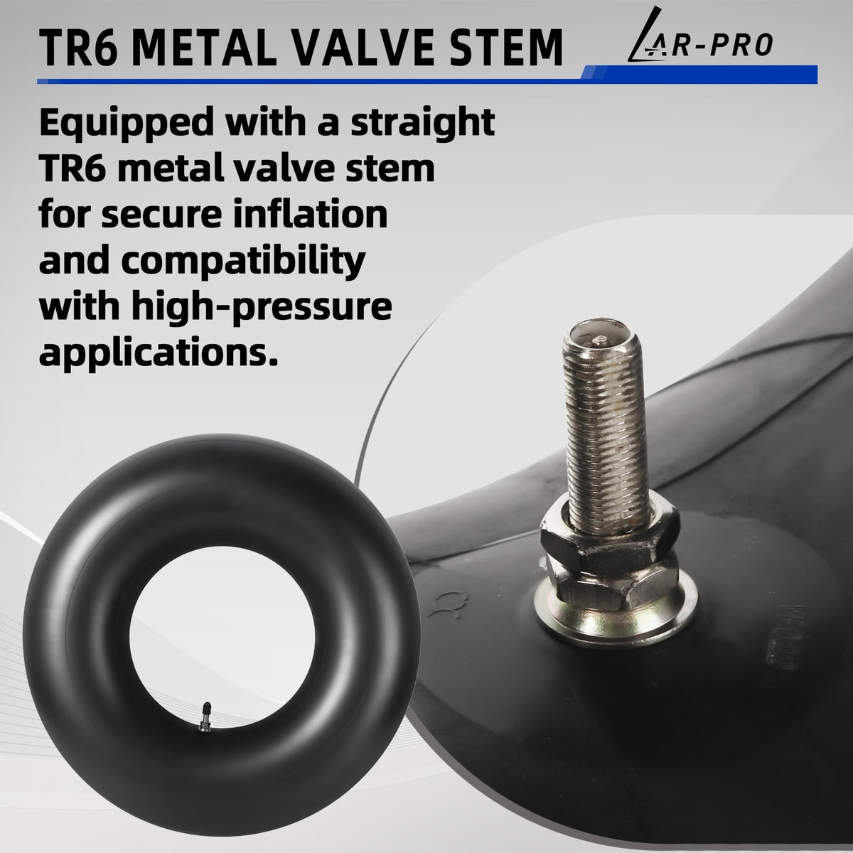 AR-PRO universal-fit inner tubes cover multiple sizes with easy installation.