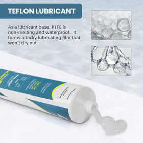 AR-PRO silicone sealant lube on a valve stem for smooth operation.