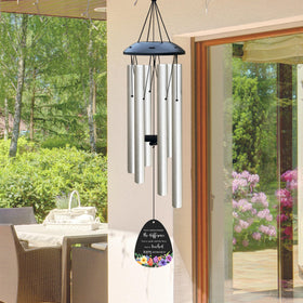 ARARTKEL wind chimes pendant displays blessing words for a personal touch