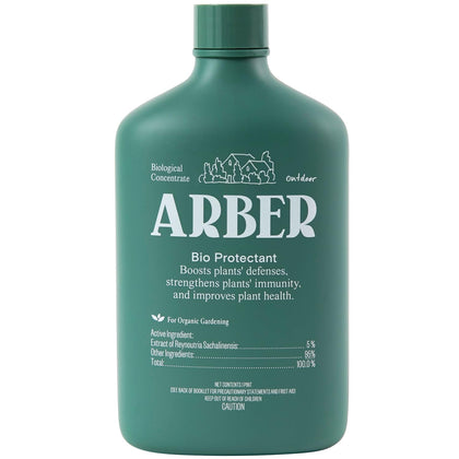 ARBER Bio Protectant bottle for organic plant protection and root boost