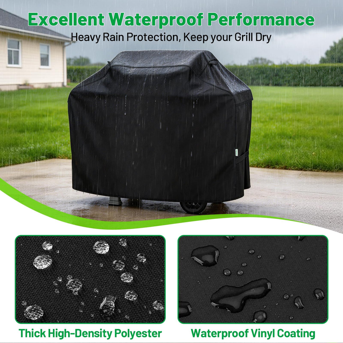 Arborlily UV defense helps prevent fading and rust on grills.