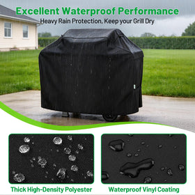 Arborlily UV defense helps prevent fading and rust on grills.