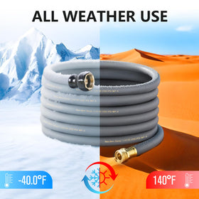 Arbutus multi-use water hose ideal for garden, car wash, and patio cleaning.