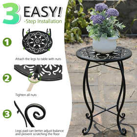 Arbuxzuy thick curved legs deliver stable balance on decks, lawns, or floors.