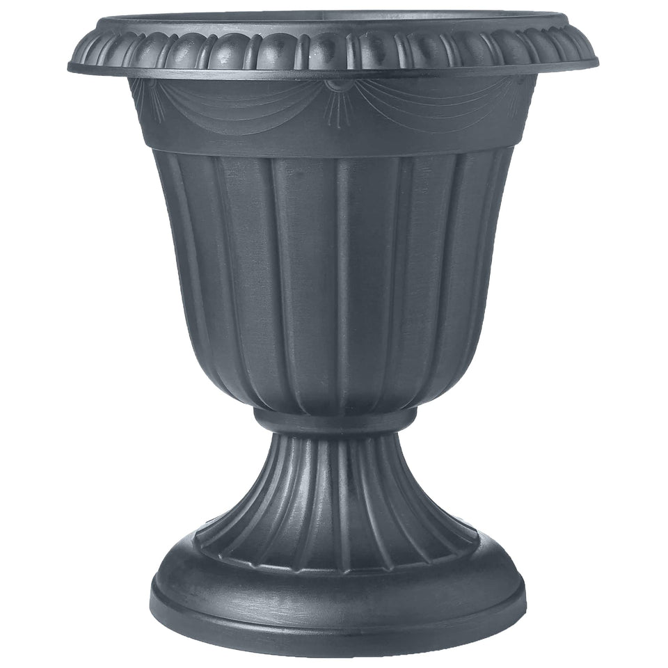 Arcadia PL00GY classic urn planter for entryways adds timeless curb appeal.