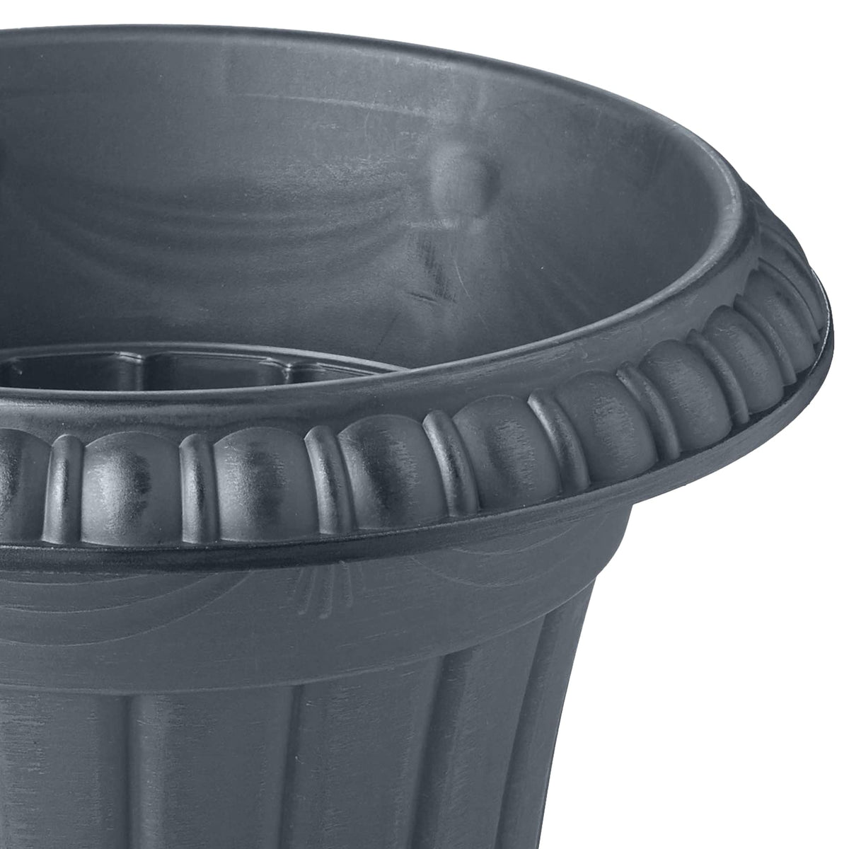 Arcadia PL00GY urn opening diameter 13.5 inches and 11-inch interior height.