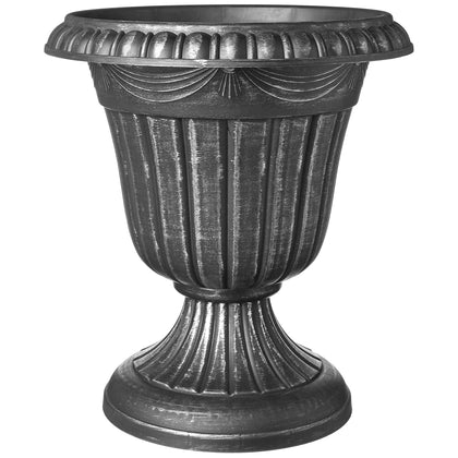 Arcadia PL00SL classic urn front view elevating entryway curb appeal.