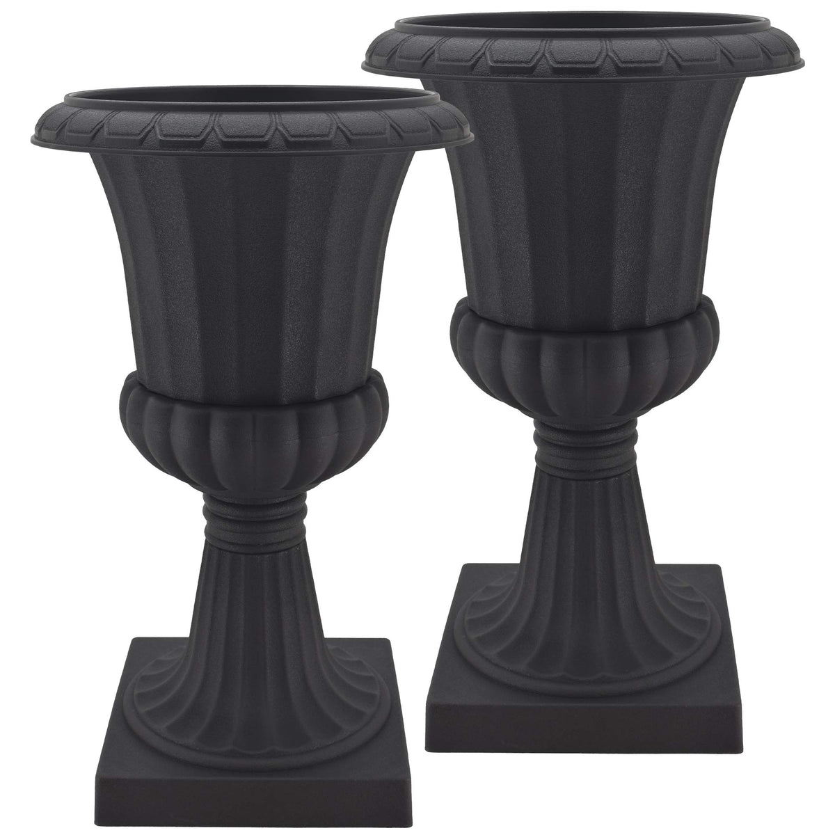 Arcadia PL51BK-2 Deluxe plastic urn assembly kit; lightweight and easy to set up.