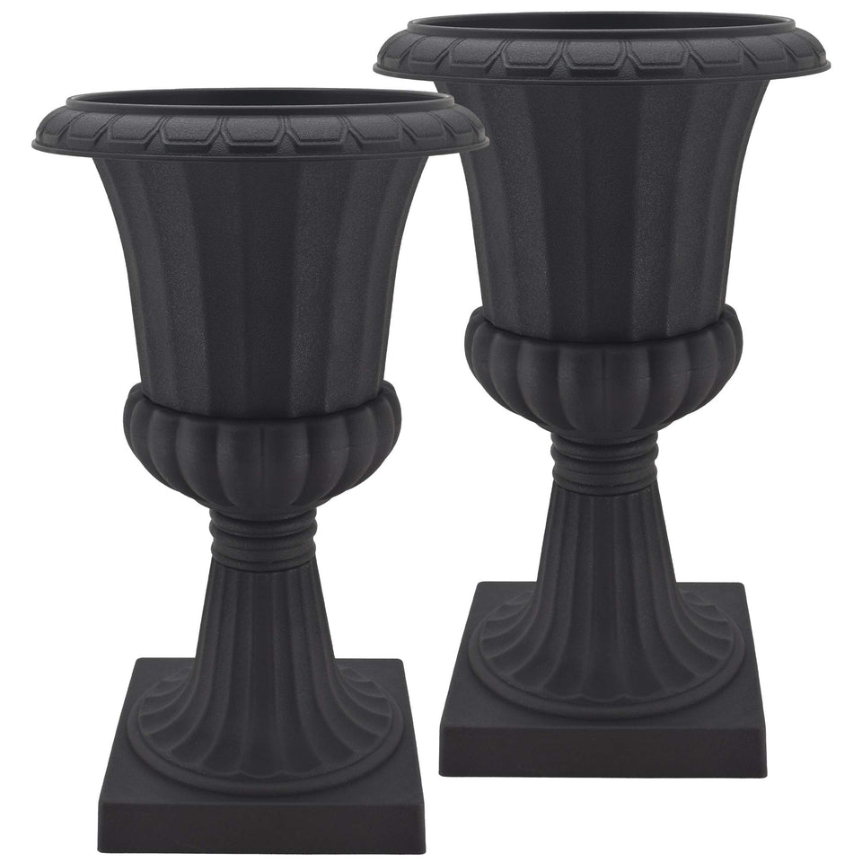 Arcadia PL51BK-2 Deluxe plastic urn assembly kit; lightweight and easy to set up.