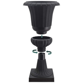 Arcadia PL51BK-2 Deluxe plastic urn available in sizes for different plants.