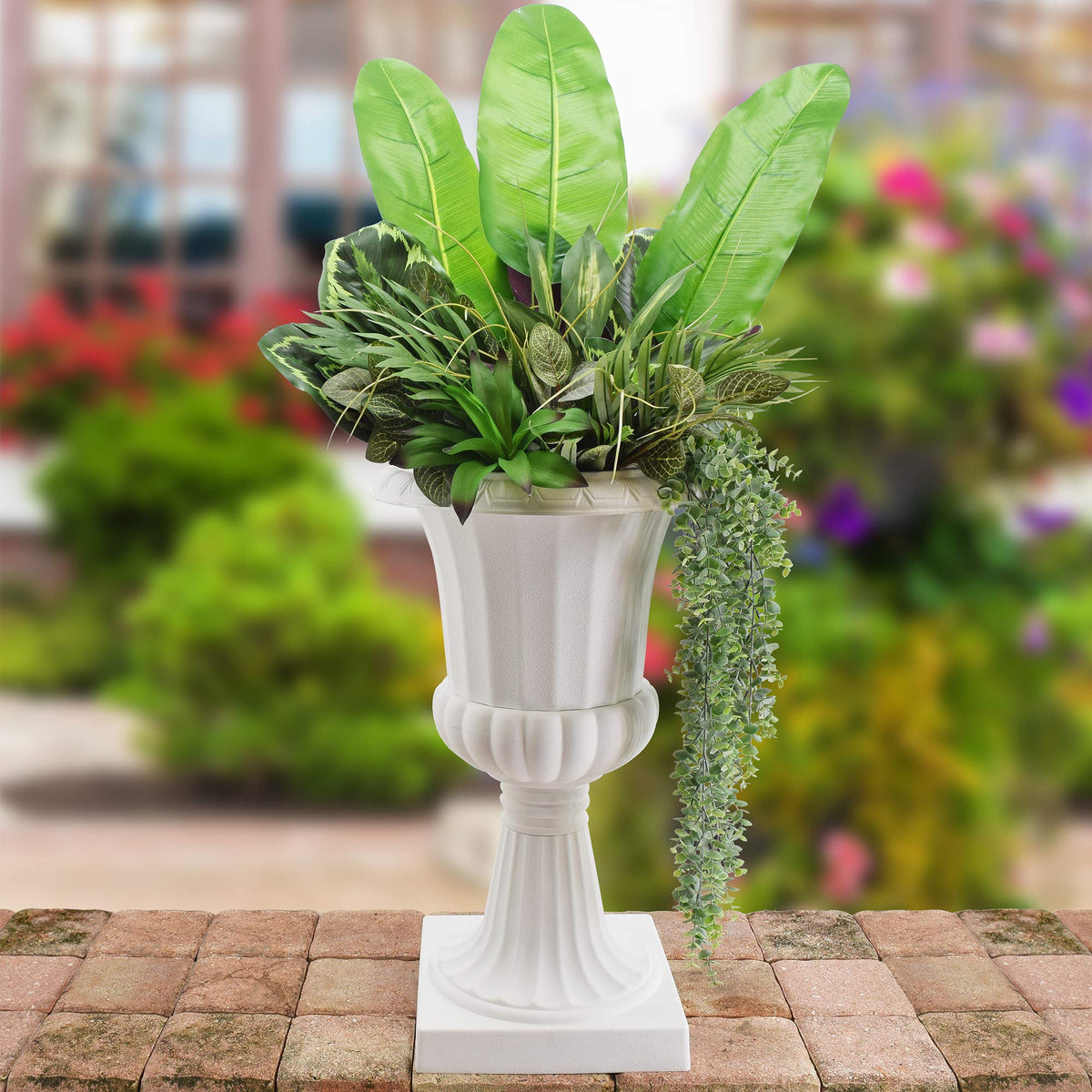 Arcadia PL51WT-2 deluxe urn base-top interlocking parts enable quick assembly