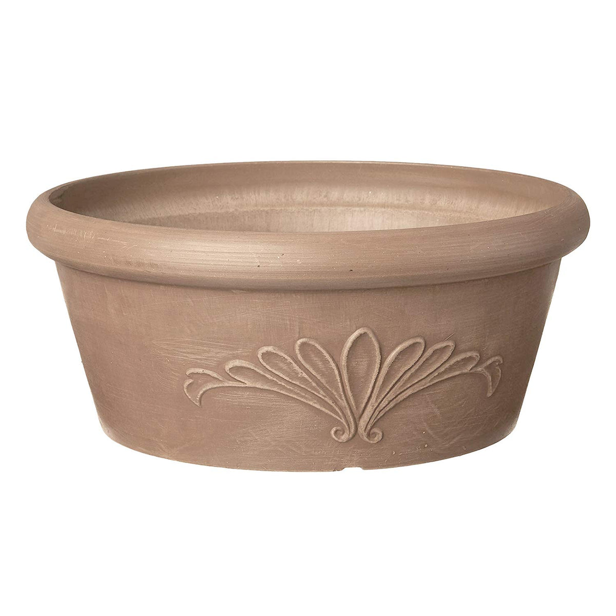 Arcadia PSW bulb pan 8inch for shallow-root plants like bulbs and succulents.