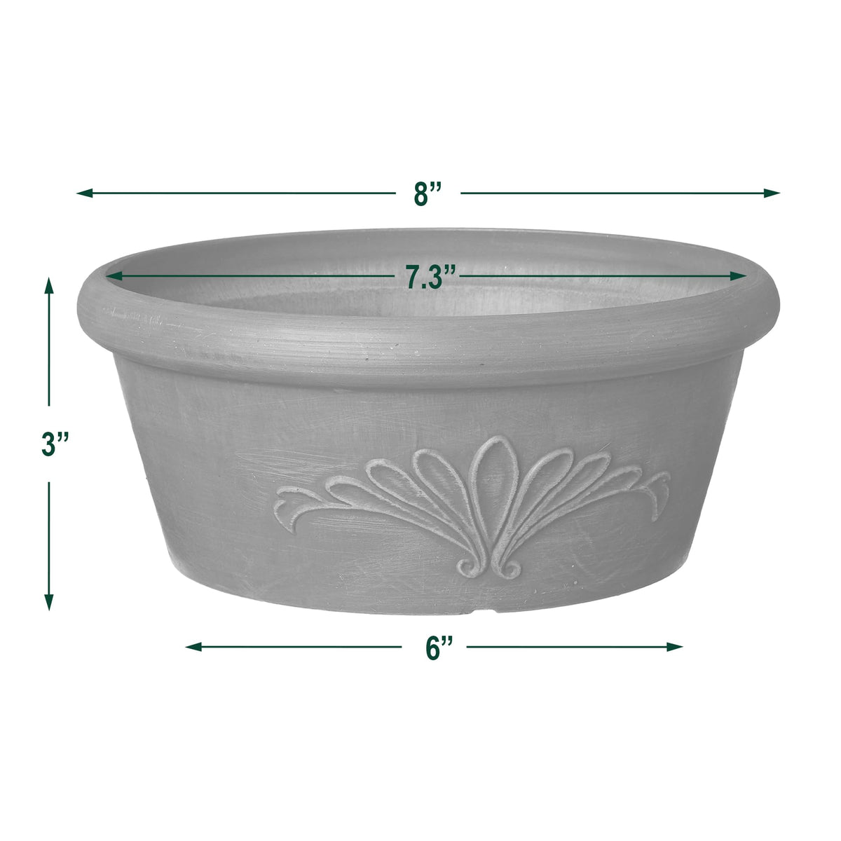 Arcadia PSW multiuse container for plants, fairy gardens, fountains, and art.