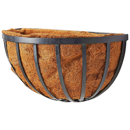 Arcadia Solstice Wall Manger 20-inch curved-front planter for easy herb harvesting.