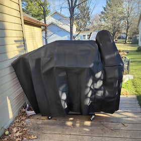 Arcedo all-weather BBQ cover fits multiple Pit Boss models and smokers.