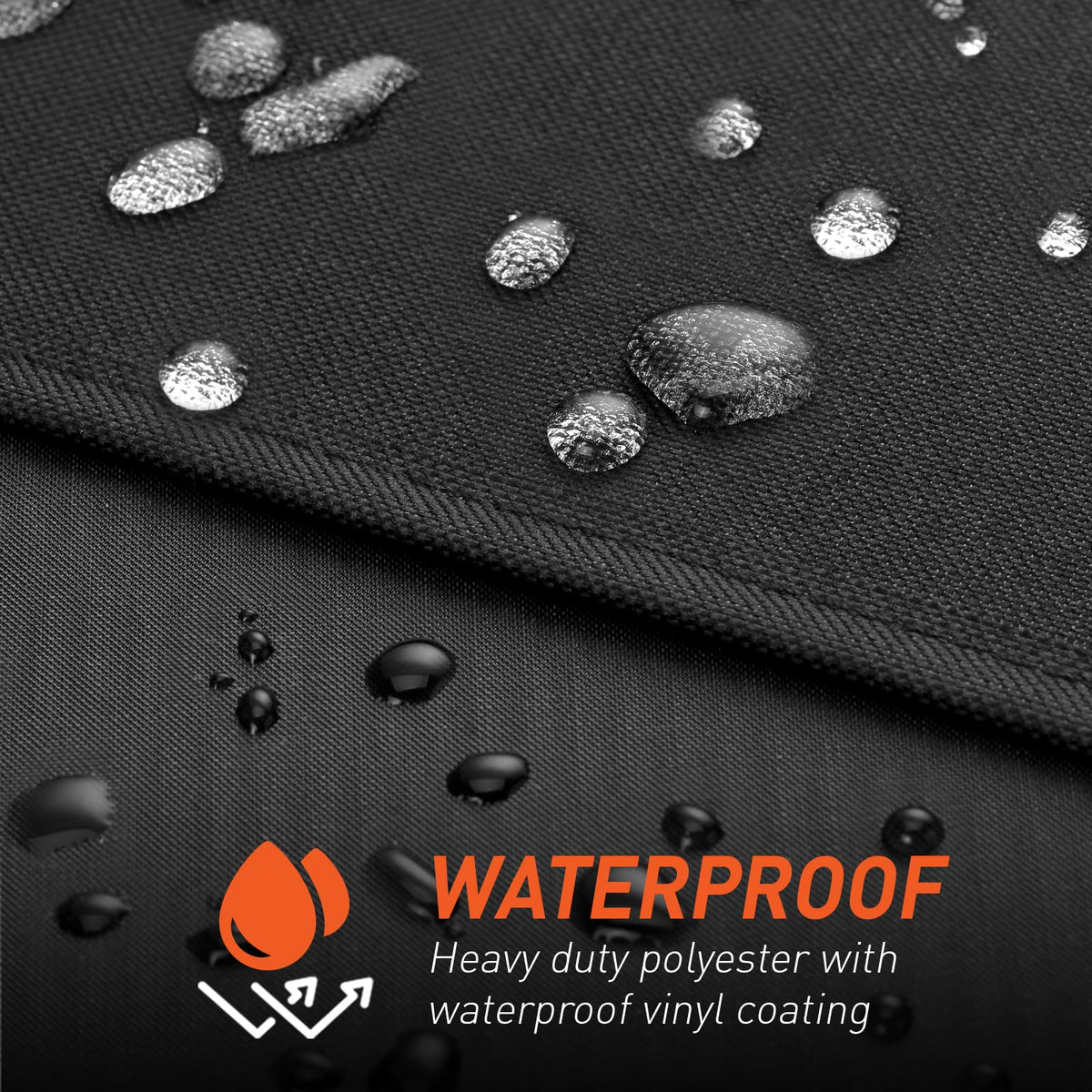 Arcedo elastic drawstring secures the cover against strong winds.
