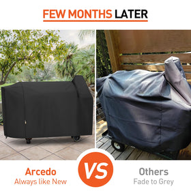 Arcedo fade-resistant material keeps colors vibrant under harsh sun exposure.