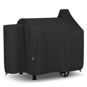 Arcedo grill cover for Pit Boss 820 Deluxe fit shields hopper and controls from rain.