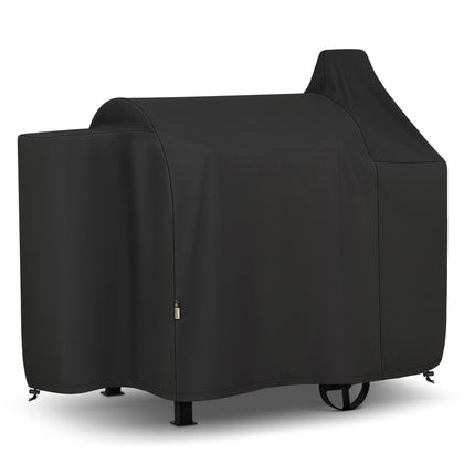Arcedo grill cover for Pit Boss 820 Deluxe fit shields hopper and controls from rain.