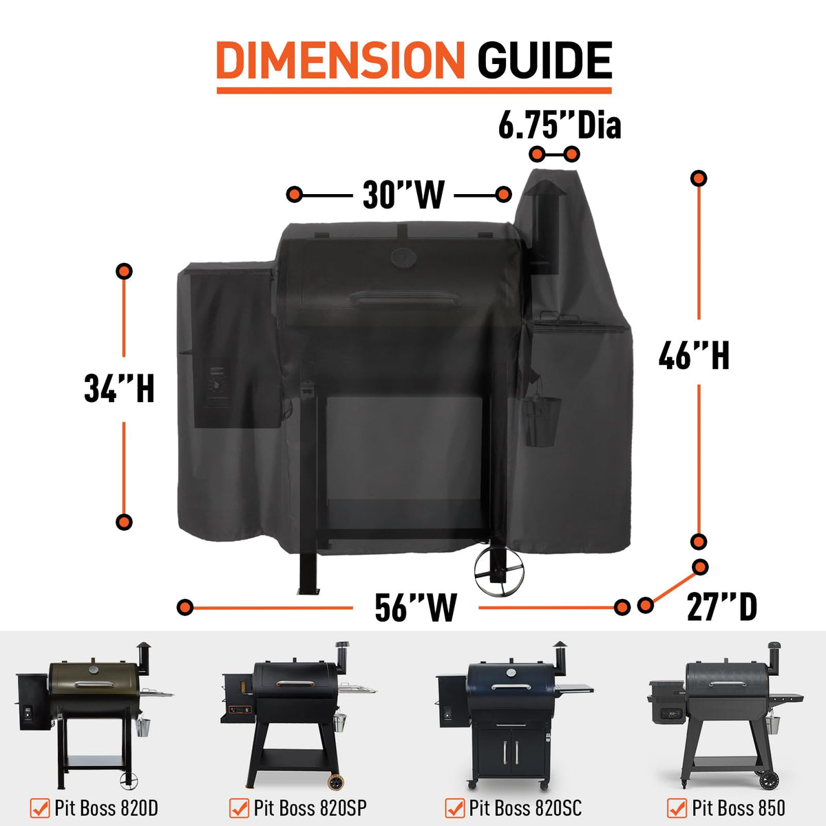 Arcedo Pro Series 850 compatible cover protects from dust and moisture outdoors.
