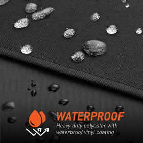 Arcedo grill cover for Rancher 700S, close-up fabric, fade-resistant material.