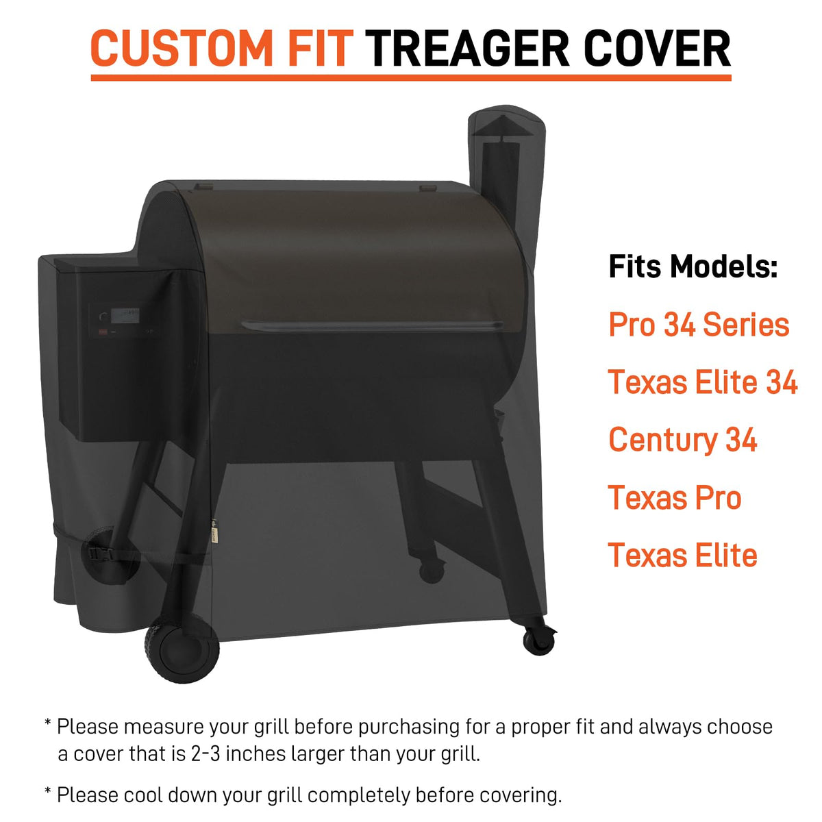 Arcedo scratch-free interior protects your grill’s finish during cover use
