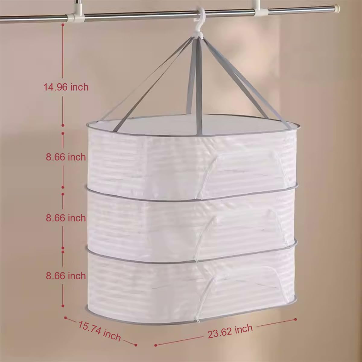 Arcemain multi-functional drying net for herbs, flowers, fruits, vegetables.