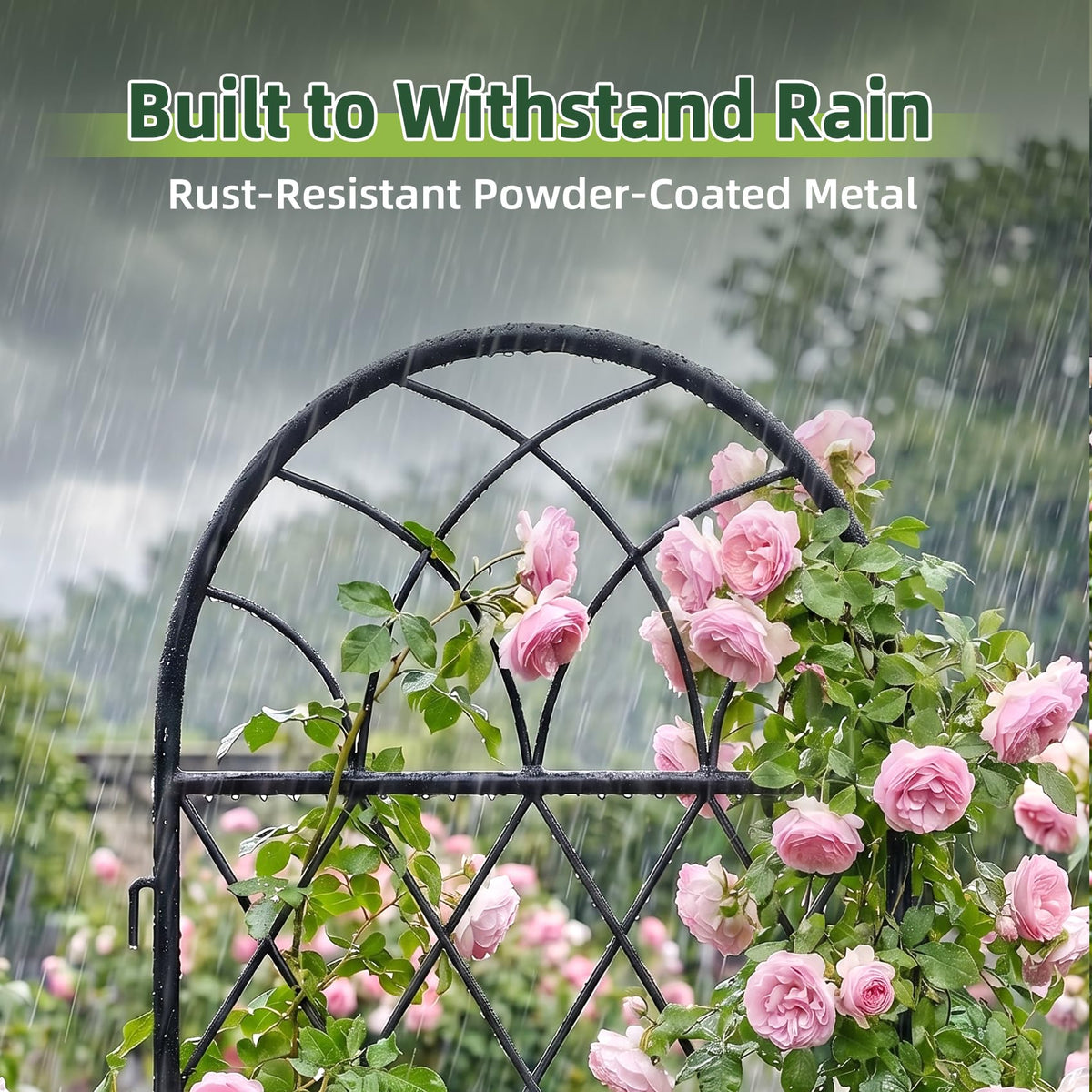 ArdeFentium 9.7-inch stakes provide stable anchoring in soil.