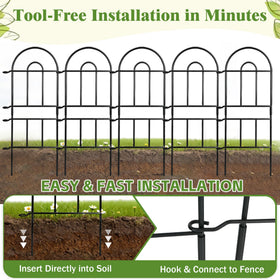 ArdeFentium arched flower-bed edge enhances yard decor while defining planting areas.