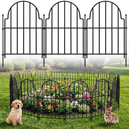ArdeFentium decorative garden fence panel assembly demonstrates quick, tool-free setup.