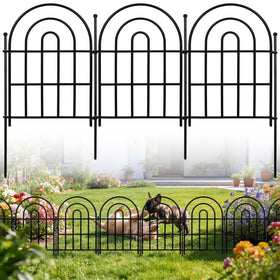 ArdeFentium garden fence arch-panel 01 rustproof boundary for yard and pet spaces.