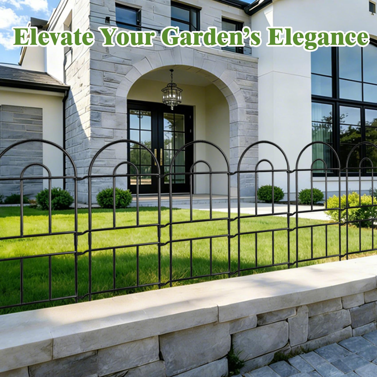 ArdeFentium nine-panel layout covers 8.25ft for flexible landscaping.