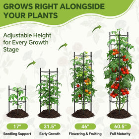 ArdeFentium easy-setup tomato cage for busy gardens