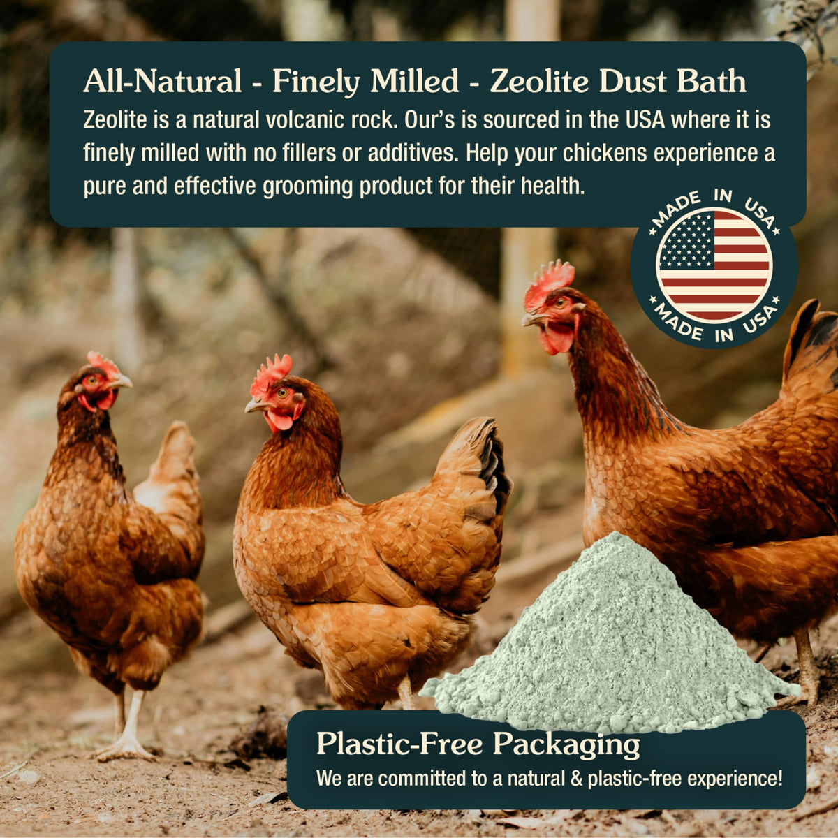 Earthy kraft packaging with Arden Line branding for poultry care