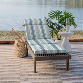 Arden Chaise Cushion fabric close-up highlights durable material for outdoor wear