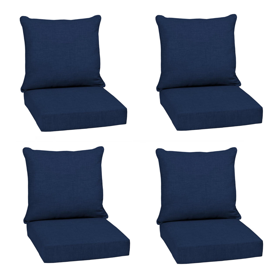 Arden Selections four-pack front view cushions for outdoor seating