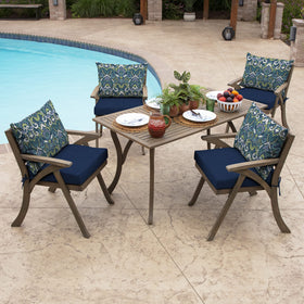 Arden rainproof fabric protects cushions from moisture for year-round use.
