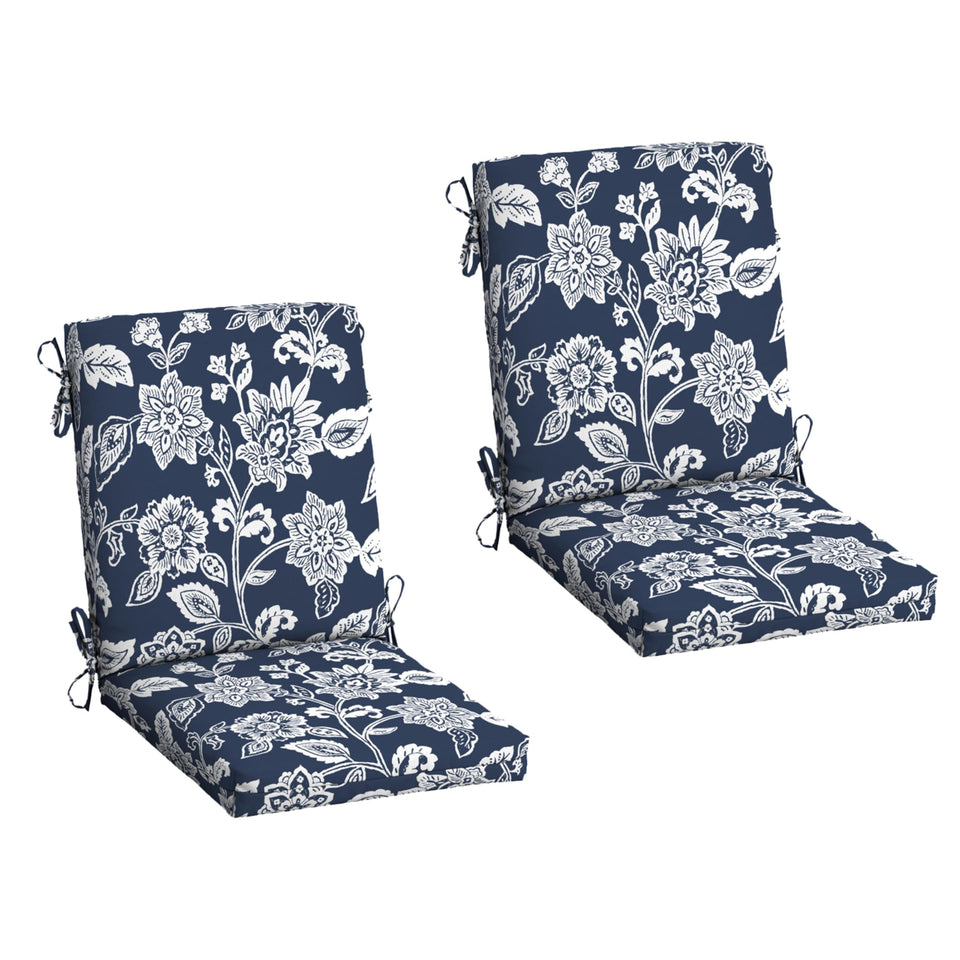 Arden Selections 2-pack cushion top view with durable outdoor fabric for everyday patio use.