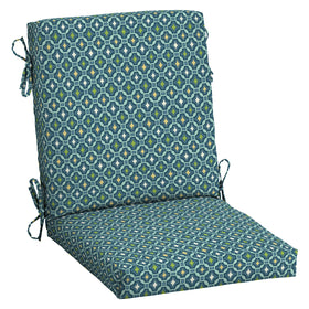 Arden Selections Alana Tile outdoor midback cushion front view for dining