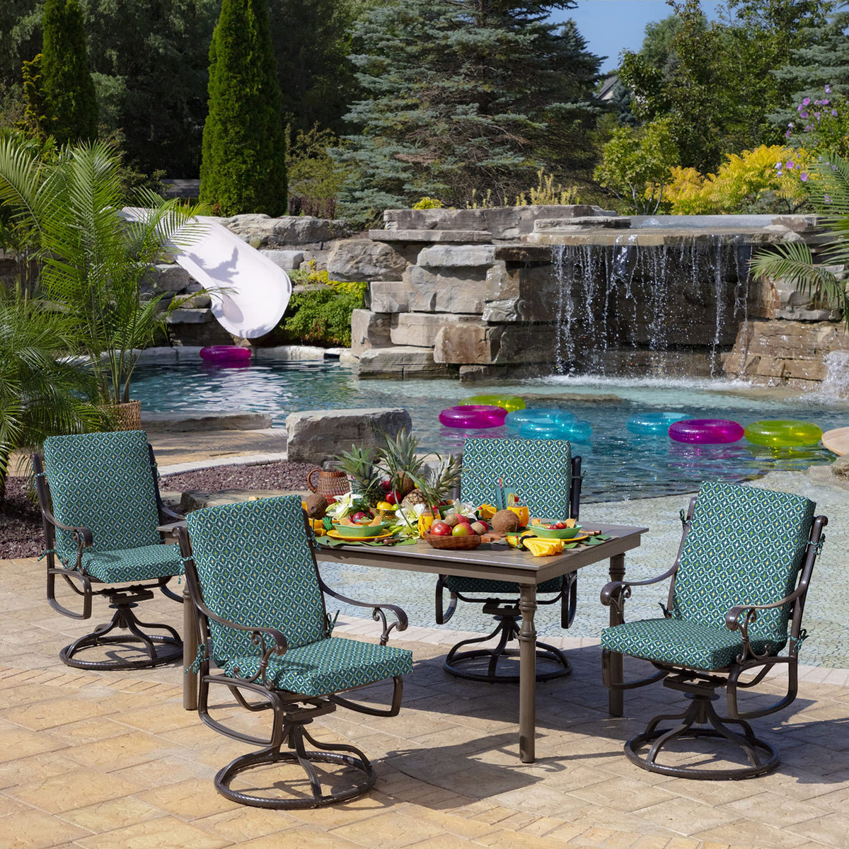 Arden Selections Alana Tile water-repellent finish shown on fabric