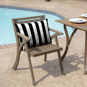 Arden Selections cabana-stripe fabric closeup showing fade-resistant material